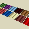 Tiles of various colors 3d model