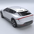 White Modern SUV With Streamlined Body Sleek Design And Alloy Wheels 3d model