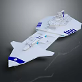 Modern Spaceship Spacecraft Spacecraft 3d model