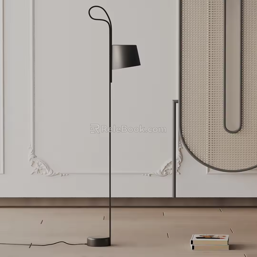 Modern floor lamp 3d model