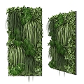 Modern Plant Wall 3d model