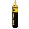 Black And Yellow Hanging Boxing Punching Bag Sports Equipment Featuring PROFIT Training Logo
