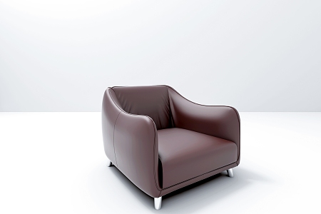 Modern single sofa 3d model