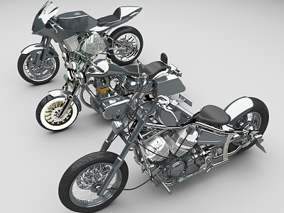 Modern Motorcycle model