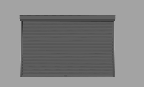 Rolling door garage door shop door 3d model