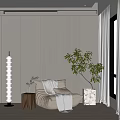 Modern Lazy Sofa 3d model