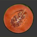 Fresh Sliced Watermelon with Vibrant Red Flesh and Juicy Black Seeds