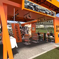 Modern Exhibition Shanghai Fengxian Circuit 3d model