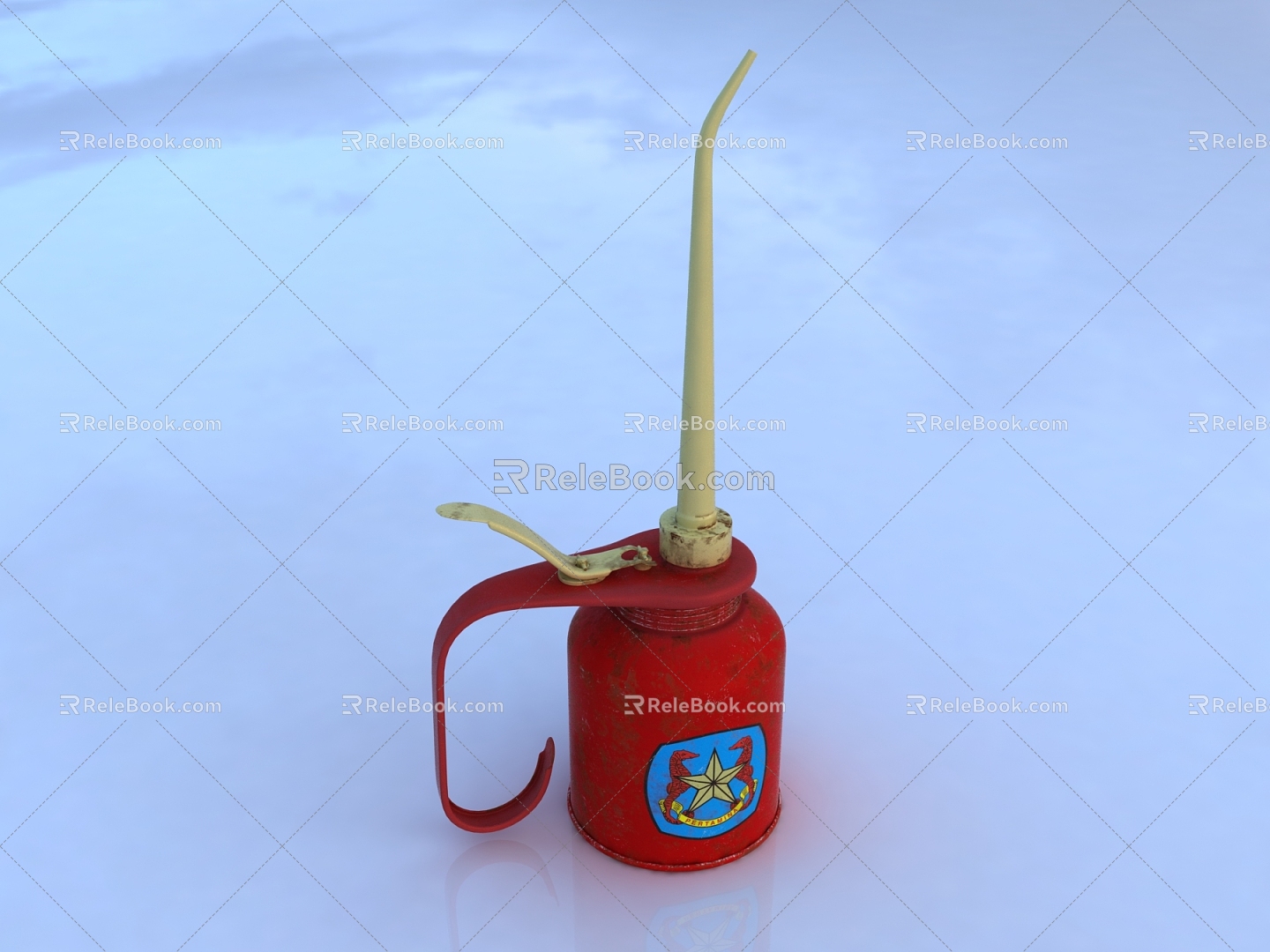 Modern petrol pot 3d model