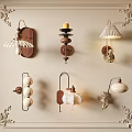 Unique Shaped Wall Lamps With Various Artistic Designs For Home Decor Lighting