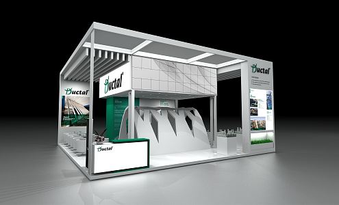 Modern Exhibition Booth Exhibition Exposition 3d model