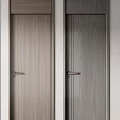 Modern Hinged Doors With Four Different Wood Grains And Colors For Interior Design