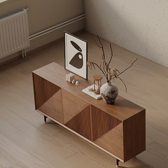 Modern Entrance Cabinet 3d model