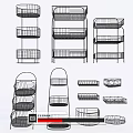 Versatile Metal Wire Shelving Units With Multiple Tiers And Various Designs