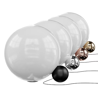 Modern table lamp 3d model