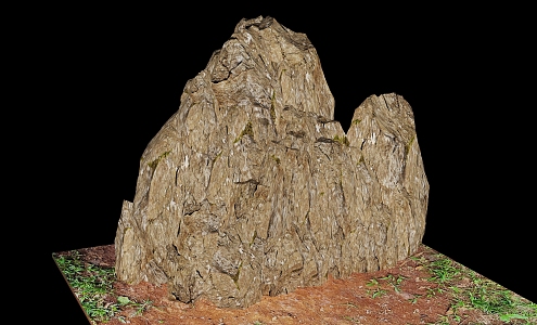 Rock Stone Mountain Peak 3d model