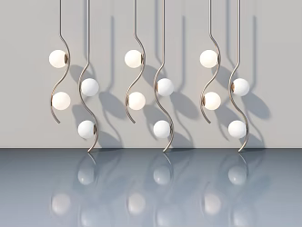 Chandelier ornaments 3d model