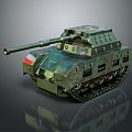 Modern Tank Light Tank Light Armor 3d model