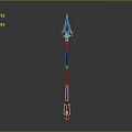 Spear Ancient Weapon Cold Weapon Medieval Item Medieval Weapon Sword Axe 3d model