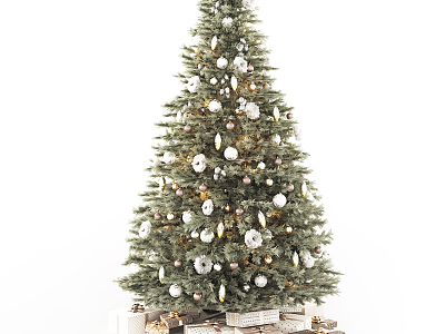 Modern Christmas Tree 3d model