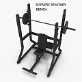 Professional Weight Bench Press Equipment With Barbell Weight Plates And Adjustable Seat