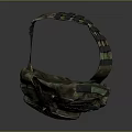 Camouflage Utility Backpack For Outdoor Use With Multiple Straps And Pockets