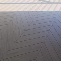 Herringbone Pattern Wooden Floor With Smooth Oak Finish And Natural Light