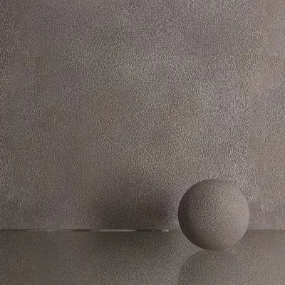 Textured Gray Component Sphere Placed On Smooth Surface With Background Wall 3d model