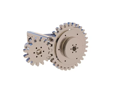 Steering gear equipment Mechanical equipment 3d model