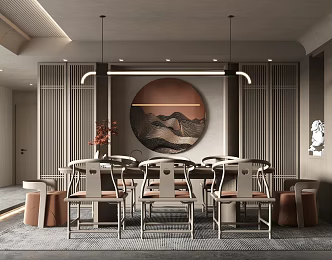 New Chinese Restaurant 3d model