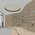 Bookstore 3d model