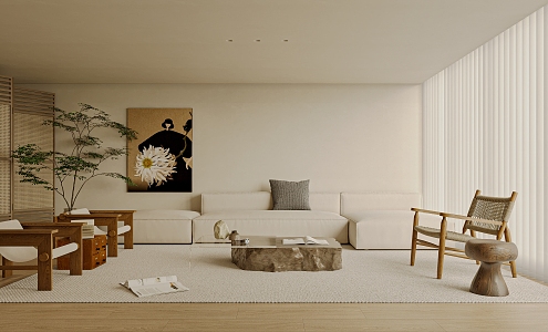 The Silent Living Room 3d model