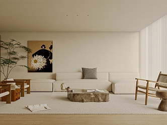 The Silent Living Room 3d model