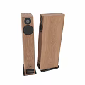 Wooden Floor Standing Speakers Premium Audio Equipment For Modern Home Use