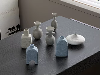 Pottery Pot Ornaments Pottery Pot Ornaments Ceramic Ornaments Ceramic Art Ornaments 3d model