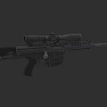 Tactical Sniper Rifle With High Precision Scope And Military Grade Structure