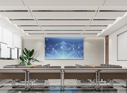 Enterprise Multi-function Room Report Hall Report Hall 3d model