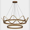 Modern Chandelier Simple Chandelier Combination 3d model