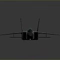 Detailed Silver Aerodynamic Fighter Jet 3D Model With Cockpit And Wings