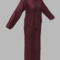 Burgundy Casual Clothing Set With Long Sleeve Top And Pants