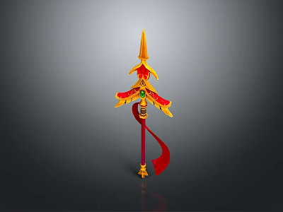 Spear Ancient Weapon Cold Weapon Medieval Item Medieval Weapon Sword Axe 3d model