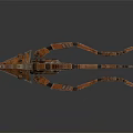 Modern robot octopus 3d model