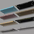 Colorful Striped Awnings Ideal for Commercial Shops Restaurants and Boutiques