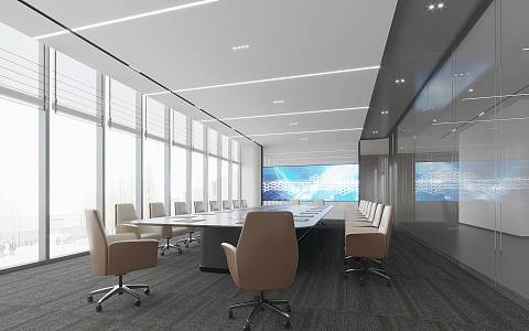 Conference Room 3d model