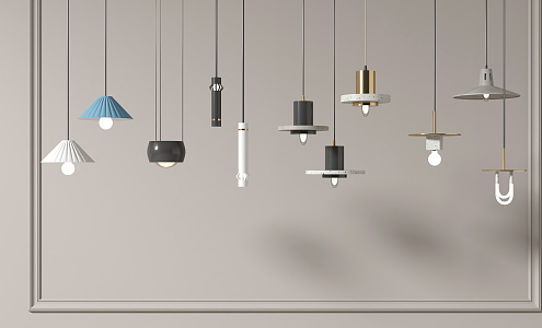 Modern chandelier 3d model