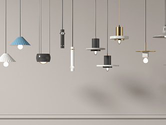 Modern chandelier 3d model