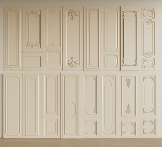 Wall panel 3d model