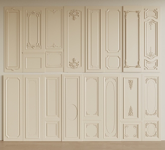 Wall panel 3d model