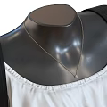 Elegant Black And White And Black Long Dresses With Corset Design And Long Sleeves