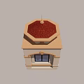European-style sentry box 3d model